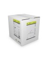ORION * COLGANTE LED NEGRO/CUERO  2L*8W 3000K
